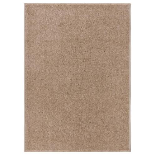 vidaXL Vloerkleed kortpolig 120x170 cm bruin, Huis en Inrichting, Stoffering | Tapijten en Vloerkleden, Nieuw, Verzenden
