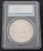 Zuid-Afrika. 5 Shilling 1948 UNC Springbok 80% Silver 5S NGC