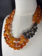 Connecteur fleur en pavé de CZ - Collier