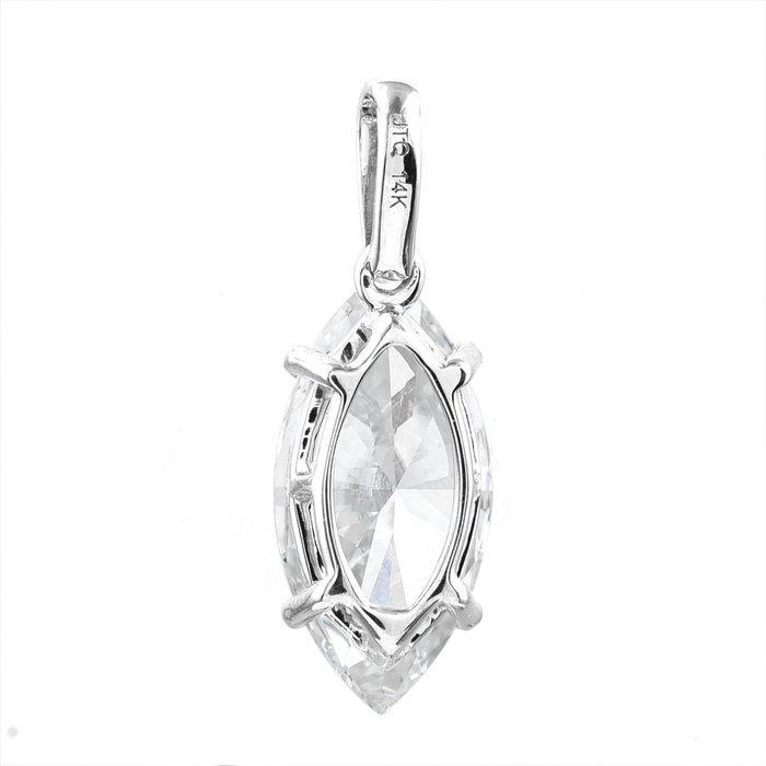 Zonder minimumprijs - Hanger - 14 karaat Witgoud - 1.93ct., Handtassen en Accessoires, Antieke sieraden