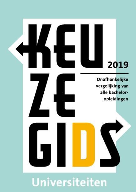 Keuzegids Universiteiten 2019 9789087610746, Livres, Livres d'étude & Cours, Envoi