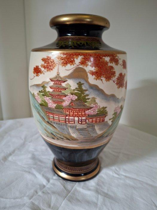 Vaas - Keramiek - Japan - Japanse Satsuma vaas (Zonder, Antiek en Kunst, Antiek | Overige Antiek