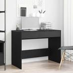 vidaXL Bureau 101x50x76,5 cm spaanplaat zwart eikenkleurig, Huis en Inrichting, Verzenden, Nieuw