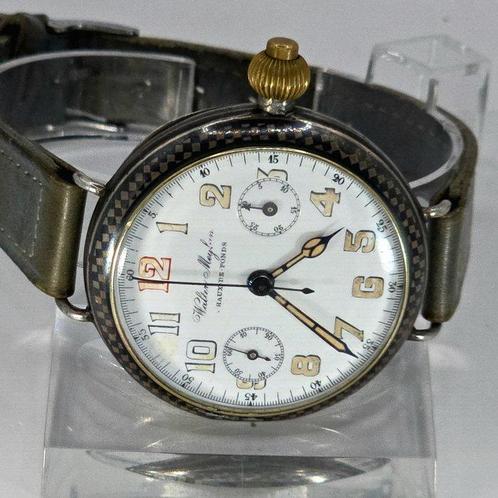 Walter Meylan, Chaux-de-Fonds - Chronograph -, Handtassen en Accessoires, Horloges | Heren