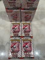 Pokémon - 4 Booster pack - English 4 x 151 Booster Packs, Hobby en Vrije tijd, Nieuw