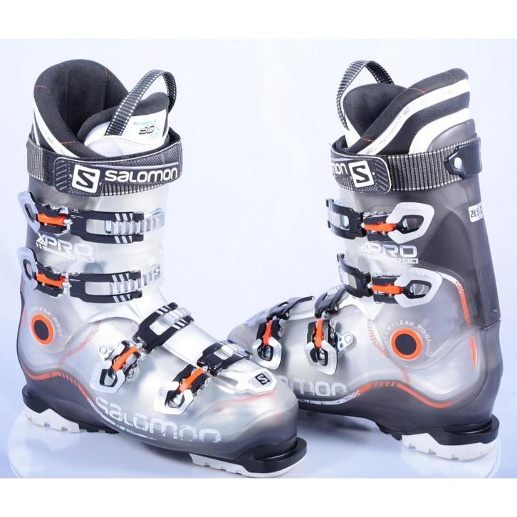 43 44 skischoenen SALOMON X PRO R90, Transp/orange, Oversize, Sport en Fitness, Skiën en Langlaufen, Ski, Schoenen, Gebruikt, Salomon