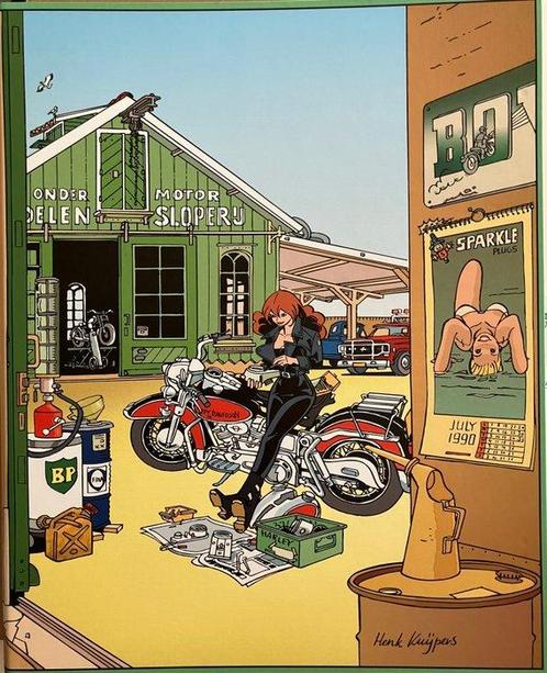 Henk Kuijpers - Franka - Harley collection Auteursexemplaar, Boeken, Stripverhalen