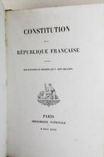 Anonymous - Constitution de la République française - 1848