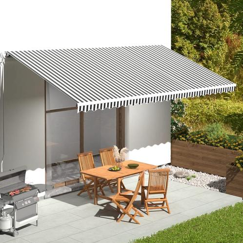 vidaXL Vervangingsdoek voor luifel 6x3 m antracietkleurig en, Tuin en Terras, Zonneschermen, Nieuw, Verzenden