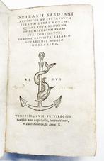 Oribasio / Manuzio - Synopseos ad Eustathium - 1554