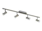 Veiling - EGLO Rottelo LED spot 4lichts satinnickel/ch, Huis en Inrichting, Nieuw