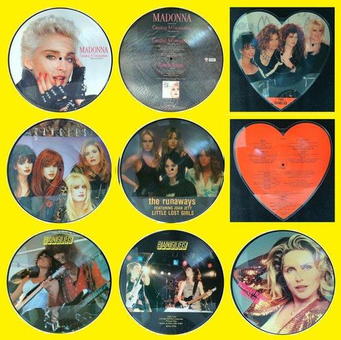 The Bangles (x3), Madonna (x1), Deborah Harry (x1), The, CD & DVD, Vinyles Singles
