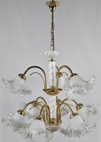 Lustre - Lustre en céramique et en laiton avec neuf points