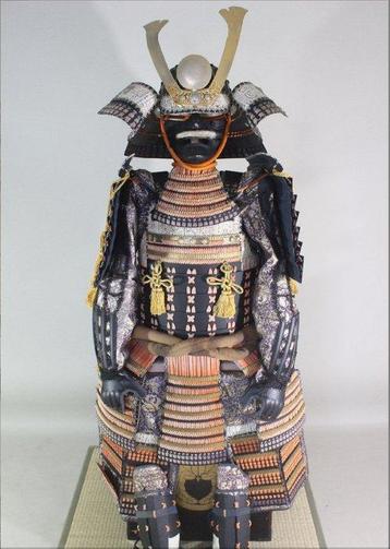 Armure complete de samourai Yoroi - Cuivre, Soie - Japon -
