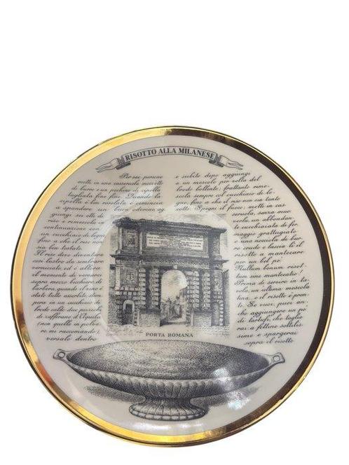 Fornasetti - Piero Fornasetti - Specialità Milanesi - Plat, Antiek en Kunst, Antiek | Meubels | Stoelen en Sofa's