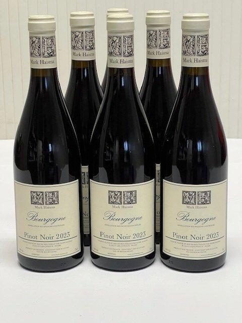 2023 Bourgogne Pinot Noir. Mark Haisma - Bourgogne - 6, Verzamelen, Wijnen