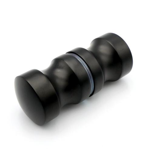 Douchedeurknop 703 rond 30mm - Zwart, Doe-het-zelf en Bouw, Glas en Ramen, Nieuw, Verzenden