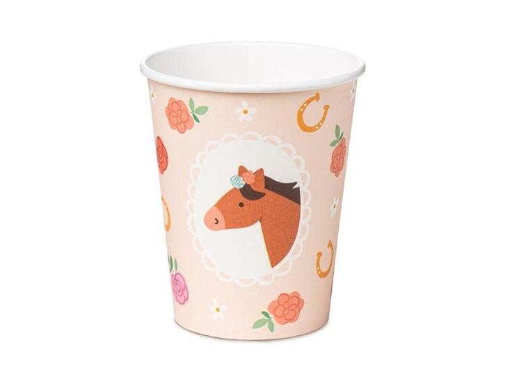 Cups Horse, 220 ml, mix (1 pkt / 6 pc.), Hobby en Vrije tijd, Feestartikelen, Nieuw, Verzenden