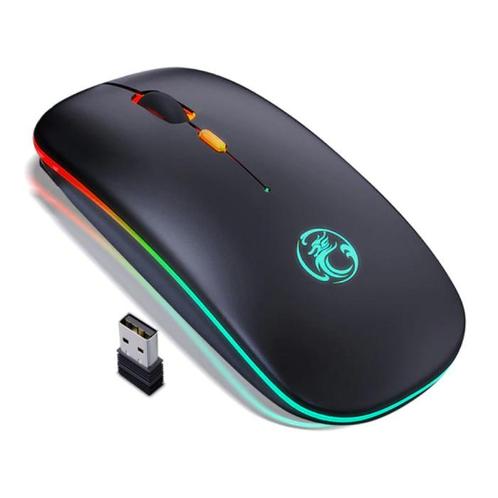RGB Bluetooth Gaming Muis - Draadloos Optisch Tweehandig, Computers en Software, Muizen, Nieuw, Verzenden