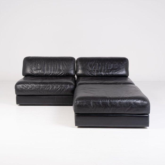 de Sede - De Sede Design Team - Canapé (3) - DS-76 - Cuir,, Antiek en Kunst, Antiek | Meubels | Stoelen en Sofa's