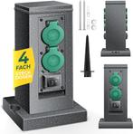 KESSER® Tuincontactdoos steenlook met 4 stopcontacten incl., Verzenden, Nieuw