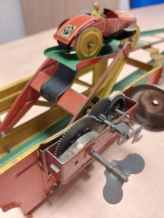 Distler - Raceauto op een helling - Opwindspeelgoed -, Antiek en Kunst, Antiek | Speelgoed