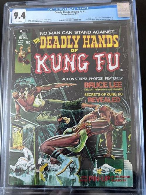 Deadly Hands of Kung Fu #1 - CGC 9.4 - 1 Graded comic - EO -, Boeken, Strips | Comics