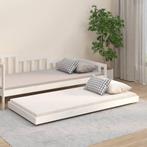 vidaXL Bedframe zonder matras massief grenenhout wit 75x190, Huis en Inrichting, Slaapkamer | Bedden, Verzenden, Nieuw