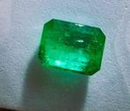 1 pcs Groen Smaragd - 4.90 ct - Instituto Gemólogico Español, Nieuw