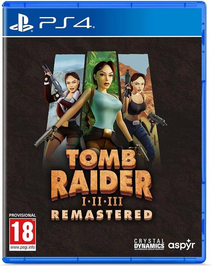 Tomb Raider I-III Remastered-Standaard (PlayStation 4) NIEUW, Games en Spelcomputers, Games | Sony PlayStation 4, Ophalen of Verzenden