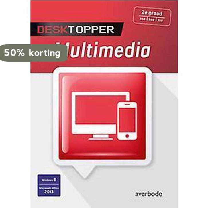 Multimedia (Windows 8/Office 2013) / Desktopper, Boeken, Schoolboeken, Gelezen, Verzenden