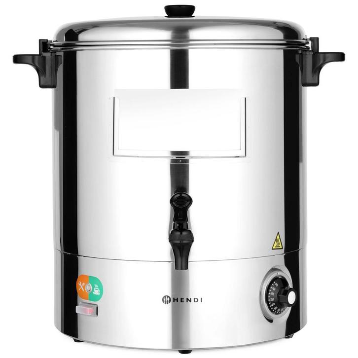 Verwarmde Drankendispenser | RVS | 28L | 30°C/110°C | 2.2kW, Zakelijke goederen, Horeca | Keukenapparatuur, Nieuw in verpakking