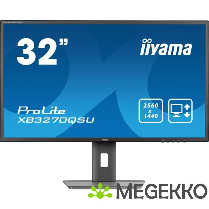 Iiyama ProLite XB3270QSU-B1 32  Quad HD 100Hz IPS Monitor, Computers en Software, Overige Computers en Software, Nieuw, Verzenden