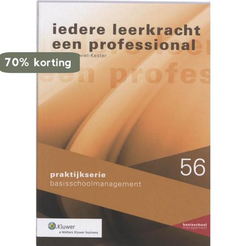 Iedere leerkracht een professional / Praktijkserie, Boeken, Studieboeken en Cursussen, Zo goed als nieuw, Verzenden