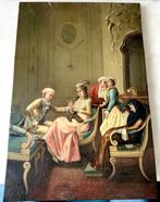 Europese school (XX) - L’interno borghese confidenza tra, Antiek en Kunst