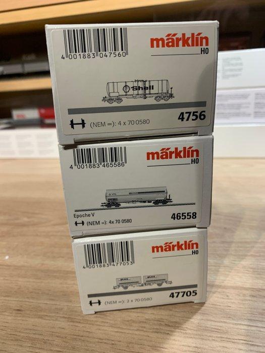 Märklin H0 - Modeltrein goederenwagon (3), Hobby en Vrije tijd, Modeltreinen | H0