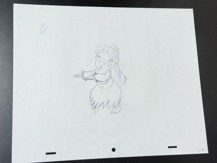 Walt Disney - Originele tekenfilmtekening van Lilo - Lilo &, Verzamelen, Disney