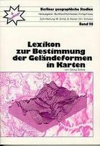 Lexikon zur Bestimmung der Geländeformen in Karten ...  Book, Zo goed als nieuw, Verzenden