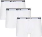 BOSS Korte Boxershorts Power 3-Pack 100 maat M Heren, Verzenden, Wit, BOSS, Boxer