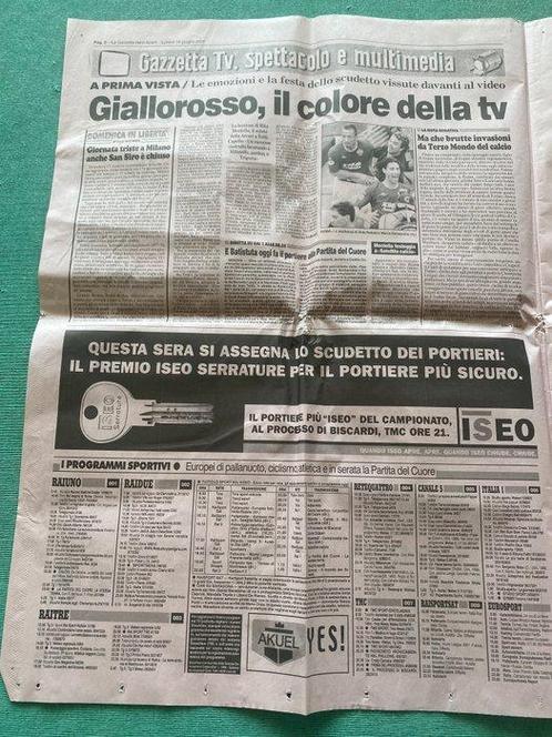 AS Roma - Football (Soccer) - 2001 - Krant, Verzamelen, Overige Verzamelen