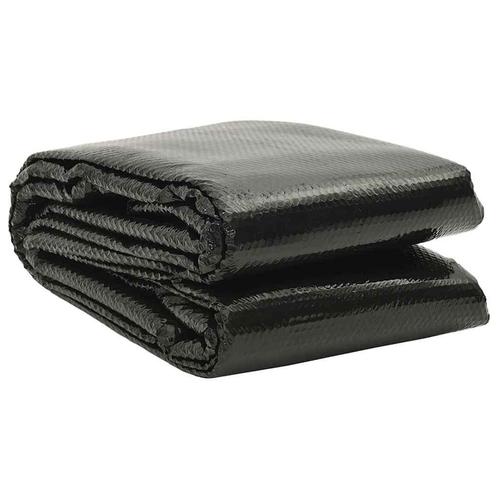 vidaXL Zwembadhoes 732x366 cm PE zwart, Tuin en Terras, Zwembaden, Nieuw, Verzenden