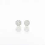 Oorbellen - 18 karaat Witgoud - 0.93ct. tw. Diamant, Nieuw