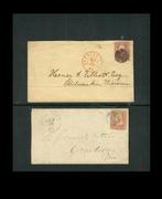 Verenigde Staten van Amerika 1863 - Twee brieven uit 1863, Gestempeld
