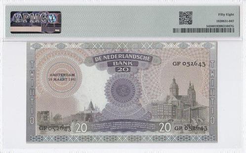 Nederland. - 20 Gulden - 1939-41 - Emma - Pick 54 (Zonder, Postzegels en Munten, Munten | Nederland