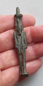 Oude Egypte, late periode Brons Amulet - 7 cm