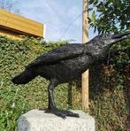 sculptuur, Lifelike Raven - 39 cm - Brons