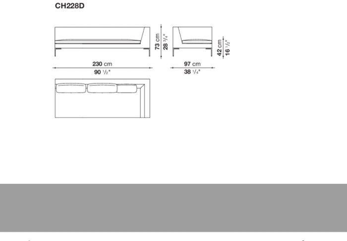 B&B Italia - Antonio Citterio - Sofa - Charles - Fluweel,, Antiek en Kunst, Kunst | Designobjecten
