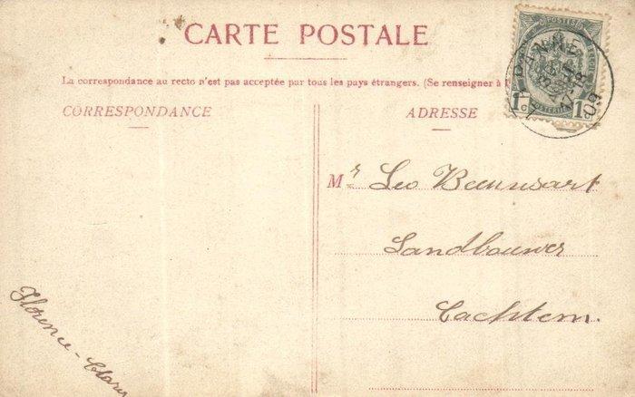 Belgique - De Panne - Côte belge - diverses rues,, Collections, Cartes postales | Étranger