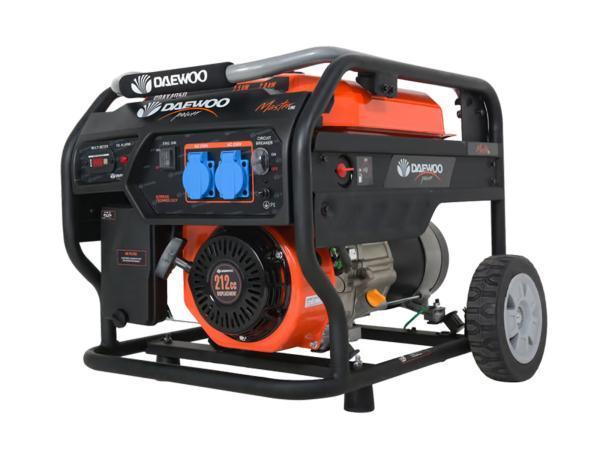 Veiling - Daewoo benzine generator 2,8kW GDAX4050, Doe-het-zelf en Bouw, Aggregaten, Nieuw