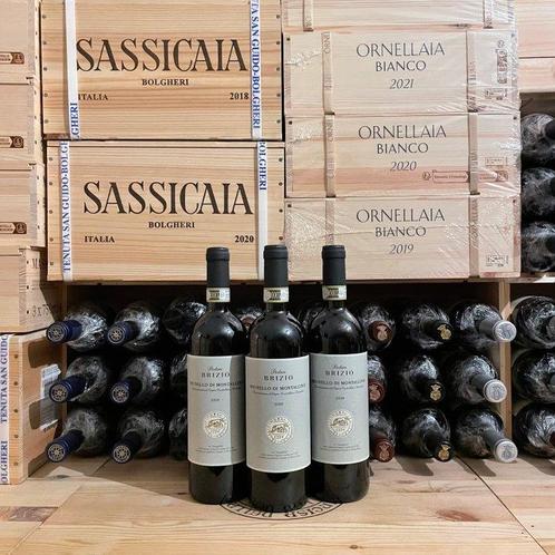 2018 Podere Brizio - Brunello di Montalcino DOCG - 3 Flessen, Verzamelen, Wijnen